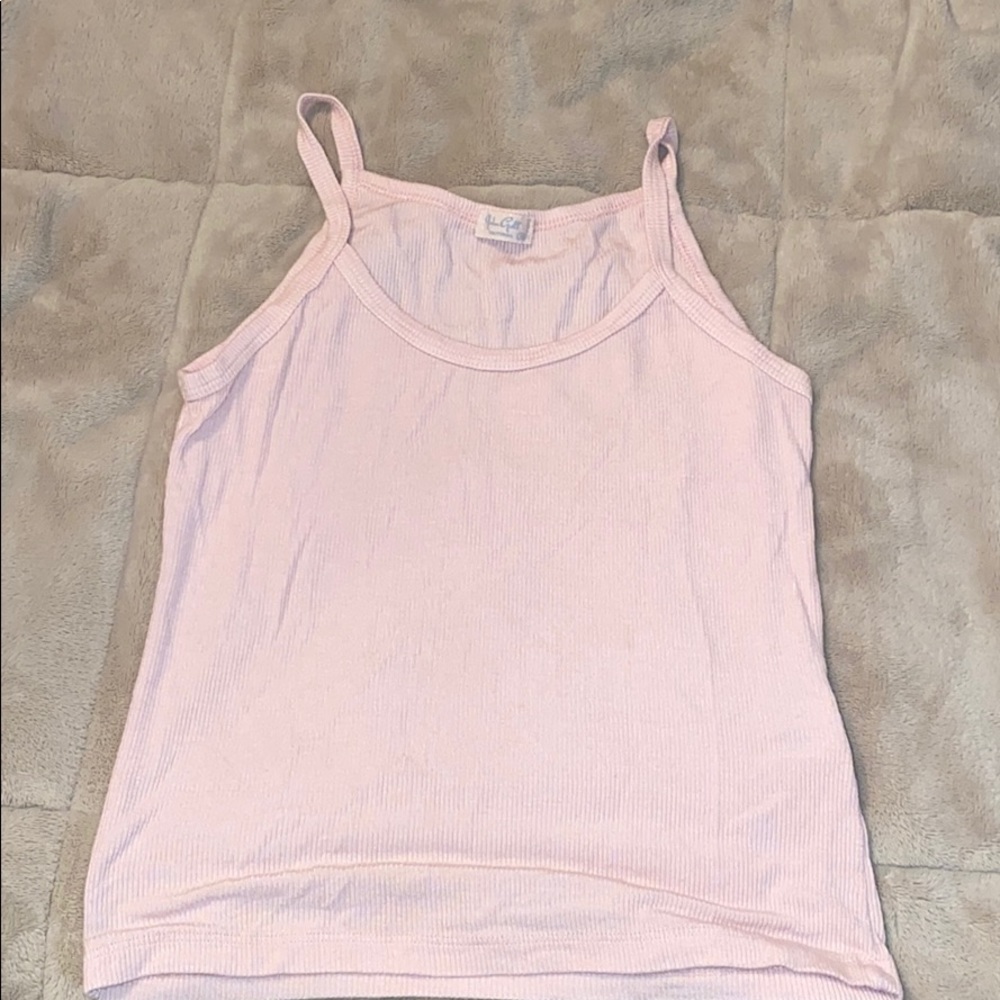 Pink tank top